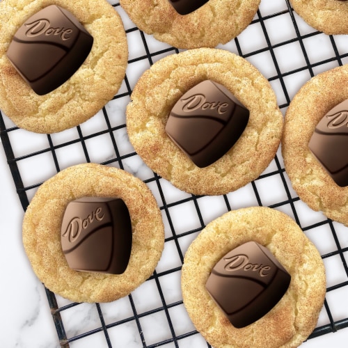 Dove Promises Individually Wrapped Dark Chocolate Almond Candy Bag Perspective: right
