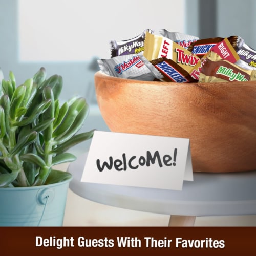 Snickers Twix Milky Way & 3 Musketeers Variety Pack Milk & Dark Chocolate Candy Bars Perspective: right