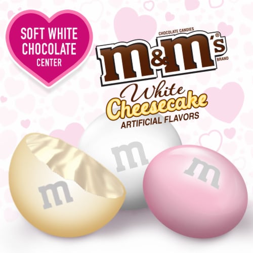 The M&M's White Chocolate Cheesecake Flavor Will Be Your Go-To Candy This  Valentine's Day