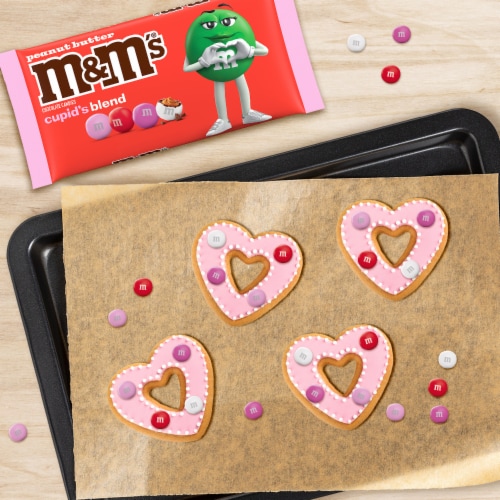 M&M'S Valentine's Day Peanut Butter Milk Chocolate Candy, 9.48 oz