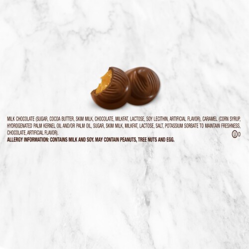 Dove® Milk Chocolate Creamy Caramels Valentine Heart Candy Tin Perspective: right