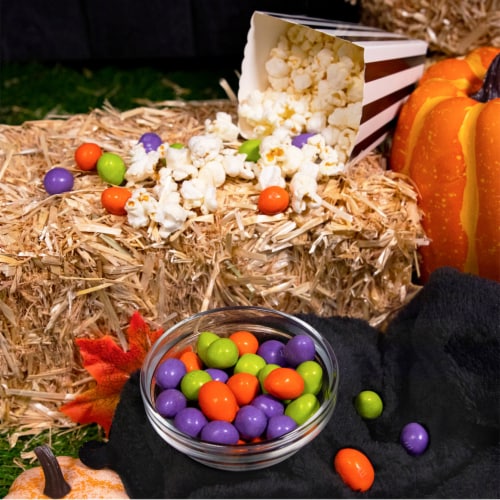 M&M'S Peanut Milk Chocolate Ghoul's Mix Chocolate Halloween Candy Perspective: right