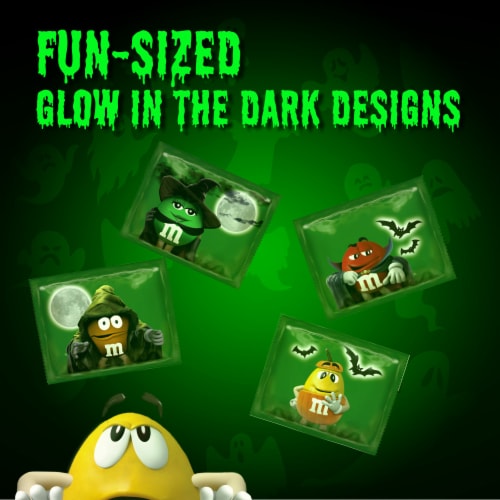 Peanut M&M's® Glow-in-the-Dark Halloween Fun-Size Packs Chocolate Candy