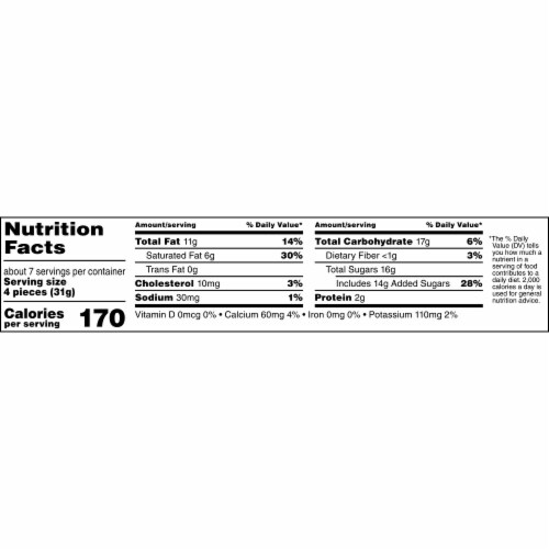 Dove® Chocolate Toffee Almond Crunch Laydown Christmas Milk Chocolate Perspective: right