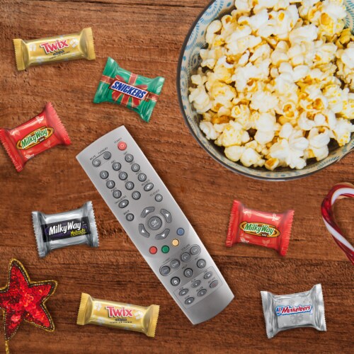 Snickers Twix Milky Way & More Chocolate Christmas Candy Minis Size Variety Pack Perspective: right