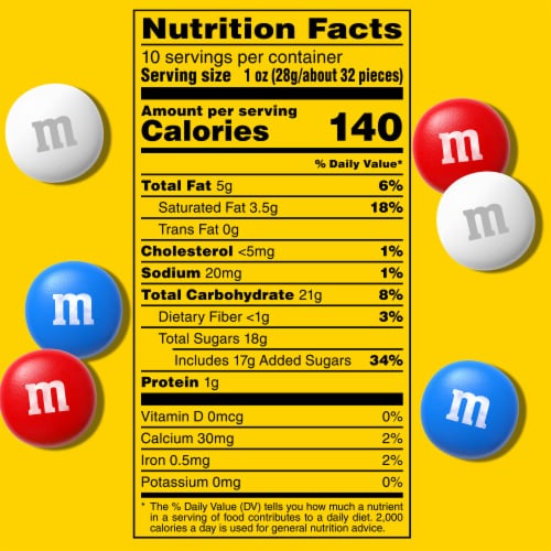 M&M's® Red White & Blue Milk Chocolate Candies, 38 oz - Kroger