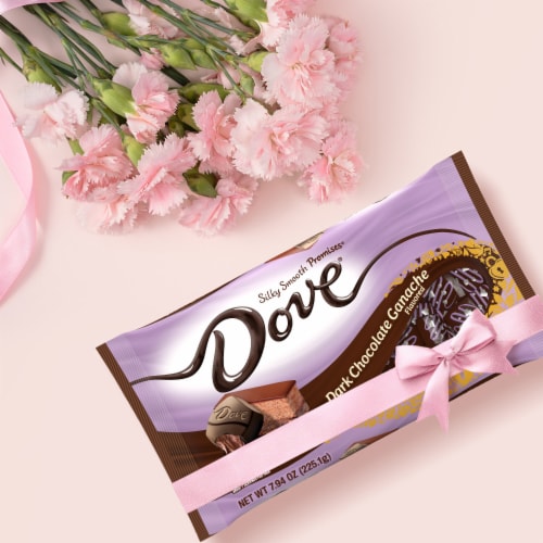 Dove Promises Dark Chocolate Ganache Valentine's Day Candy Bag Perspective: right