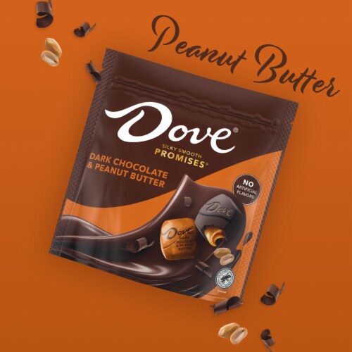 Dove Promises Dark Chocolate & Peanut Butter Candy Bag Perspective: right