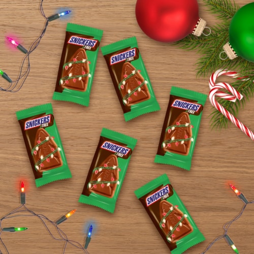 Snickers Trees Chocolate Christmas Candy Bars Perspective: right