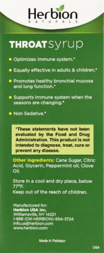 Herbion Cough Syrup with Honey Perspective: right