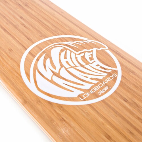White Wave Longboards Bamboo Drop Deck 41 Inch Freestyle