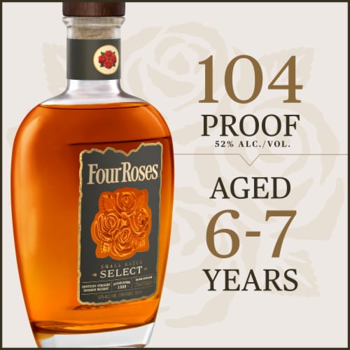 Four Roses Small Batch Select Bourbon, 104 Proof Perspective: right