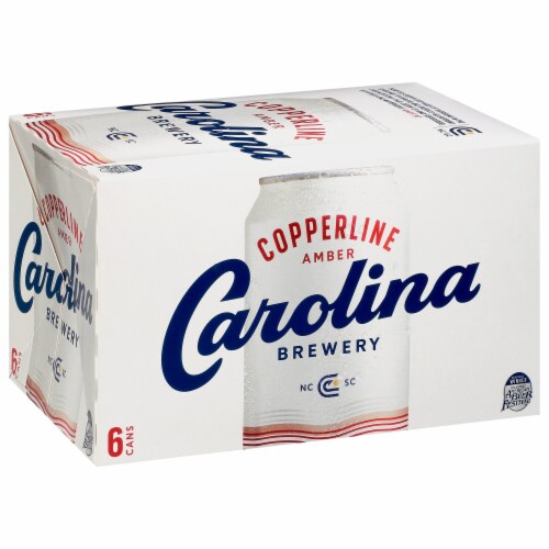 Carolina Brewing Company Copperline Amber Beer Perspective: right