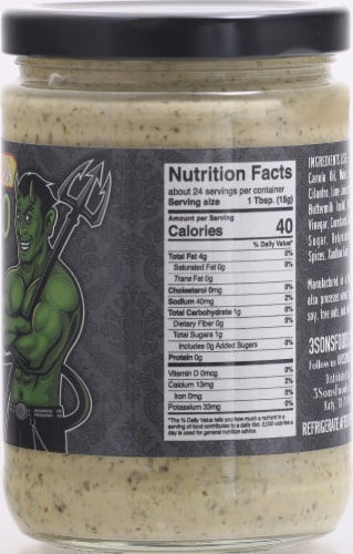 Diablo Verde Cilantro Sauce Medium Perspective: right