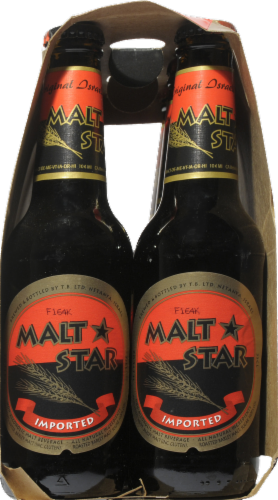 Malt Star Non-Alcoholic Beer Perspective: right