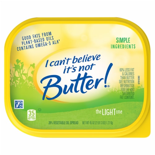 I Can't Believe It's Not Butter! Light Spread, 45 oz - Foods Co.