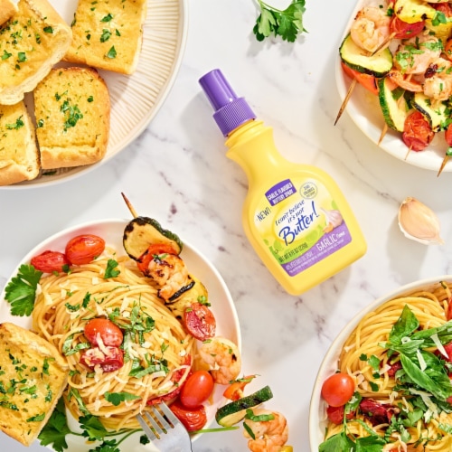I Can't Believe It's Not Butter! Garlic Flavored Buttery Spray Perspective: right