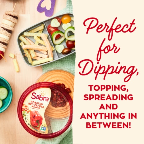 Sabra Roasted Red Pepper Hummus Perspective: right