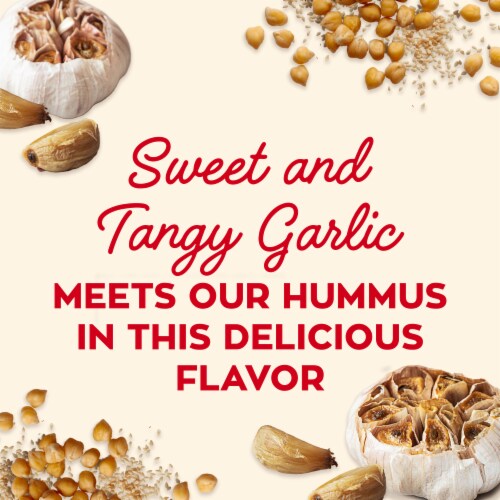 Sabra Snackers Roasted Garlic Hummus with Pretzels Perspective: right