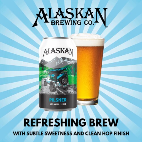 Alaskan Pilsner Craft Beer Perspective: right