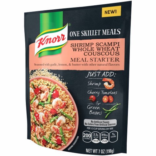 Knorr One Skillet Meals Shrimp Scampi Whole Wheat Couscous Meal Starter Perspective: right