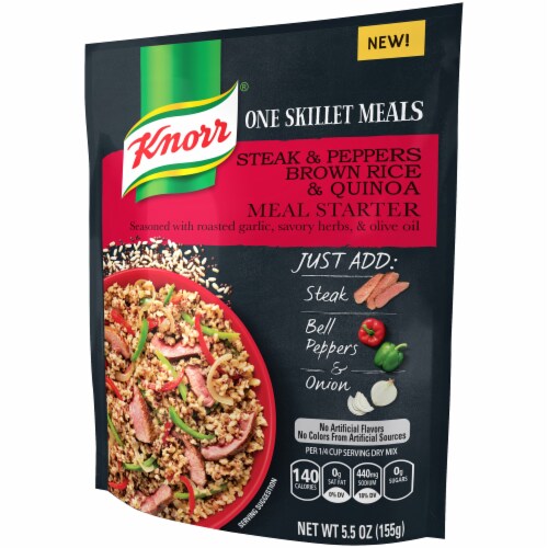 Knorr® One Skillet Meals Steak & Peppers Brown Rice & Quinoa Meal
