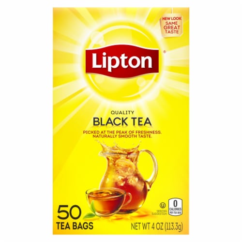 Lipton Tea Bags Black Tea Perspective: right