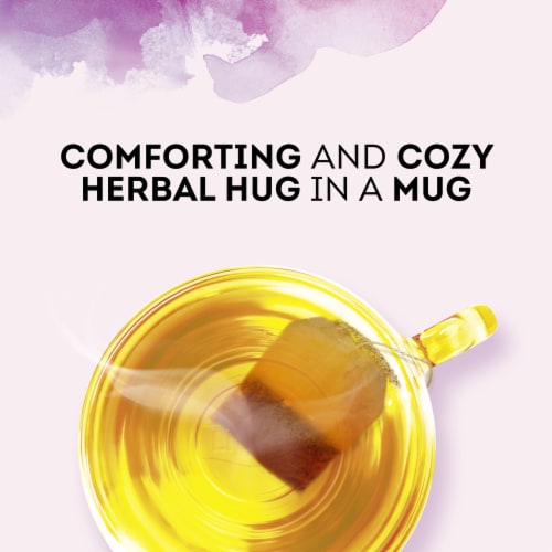 Lipton® Stress Therapy Cinnamon Chamomile & Lavender Caffeine Free Herbal Supplement Tea Bags Perspective: right