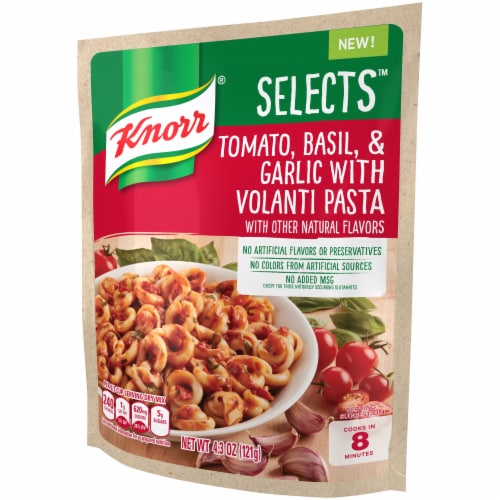 Knorr® Selects Tomato Basil & Garlic with Volanti Pasta Perspective: right