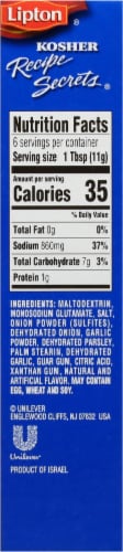 Lipton® Kosher Ranch Soup & Dip Mix Perspective: right