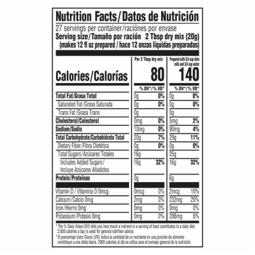 Lipton Aguas Frescas Horchata Sweetened Drink Mix Perspective: right
