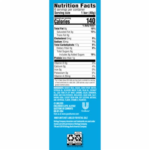 Good Humor™ Pop Tarts® Brown Sugar Cinnamon Frozen Dessert Bars Perspective: right