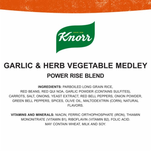 Knorr Selects Garlic & Herb Vegetable Medley Power Rice Blend Perspective: right