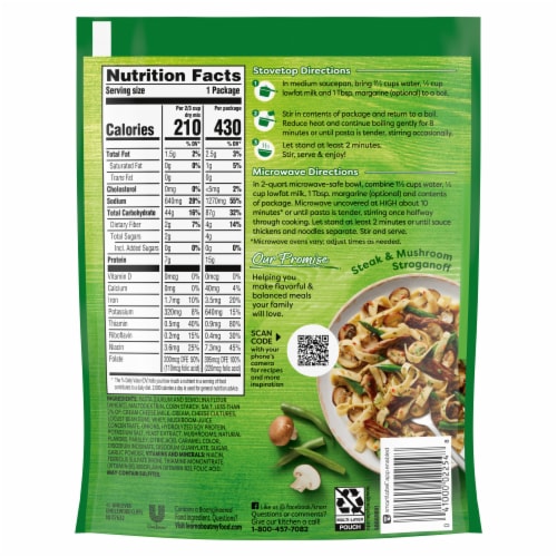 Knorr Stroganoff Fettuccine Pasta Sides Perspective: right
