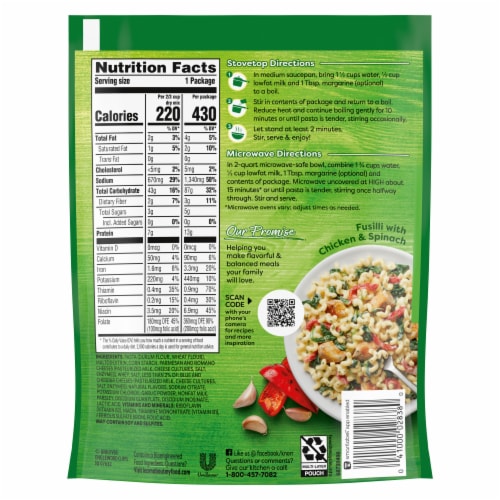 Knorr Four Cheese Pasta Pasta Sides Perspective: right