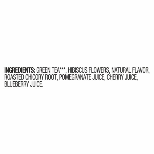 Lipton Purple Acai Blueberry Green Tea Bags Perspective: right