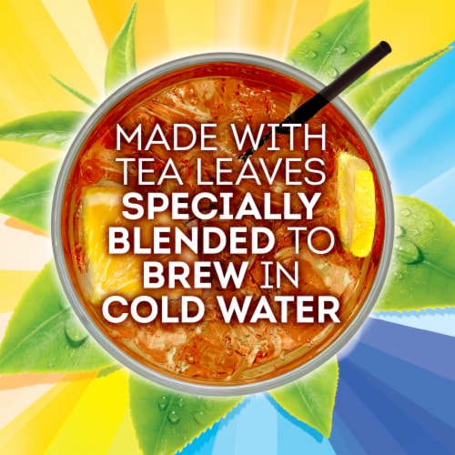 Lipton® Cold Brew Black Iced Family Size Tea Bags Perspective: right