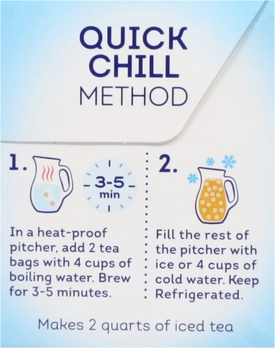 Lipton® Southern Sweet Family-Sized Iced Tea Bags Perspective: right
