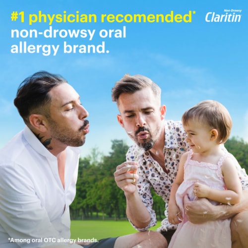 Claritin® 24 Hour Allergy Relief Tablets Perspective: right