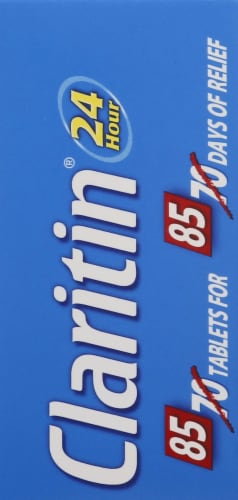 Claritin Non-Drowsy Indoor & Outdoor Allergies Tablets 10mg Perspective: right