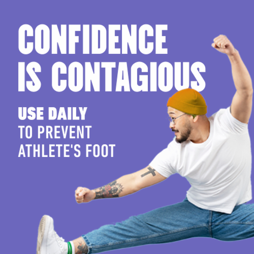 Lotrimin® Daily Prevention Deodorant Powder Spray Perspective: right