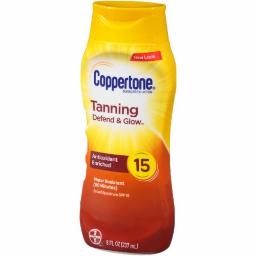 Coppertone® Tanning Sunscreen Lotion SPF 15 Perspective: right