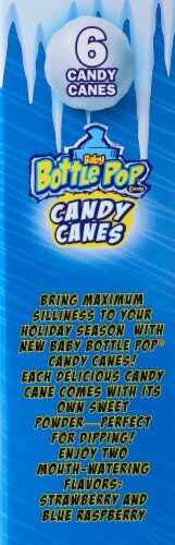 Baby Bottle Pop Candy Cane Christmas Perspective: right