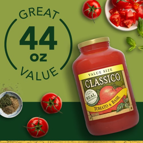 Classico Tomato & Basil Pasta Sauce Value Size Perspective: right