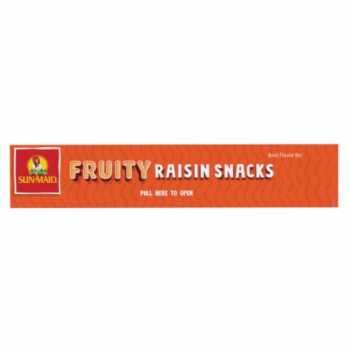 Sun-Maid® Fruity Peach Raisin Snacks Perspective: right