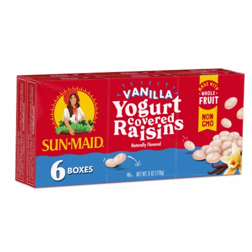 Sun-Maid® Vanilla Yogurt Covered Raisins Perspective: right
