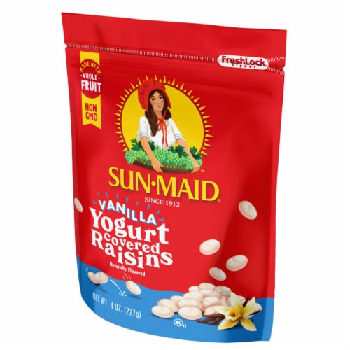 Sun-Maid® Vanilla Yogurt Covered Raisins Perspective: right