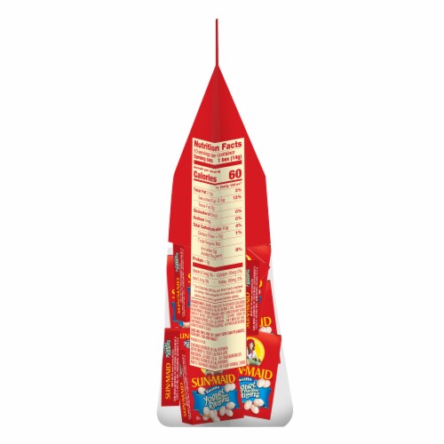 Sun-Maid® Vanilla Yogurt Covered Raisins Mini Snacks Perspective: right