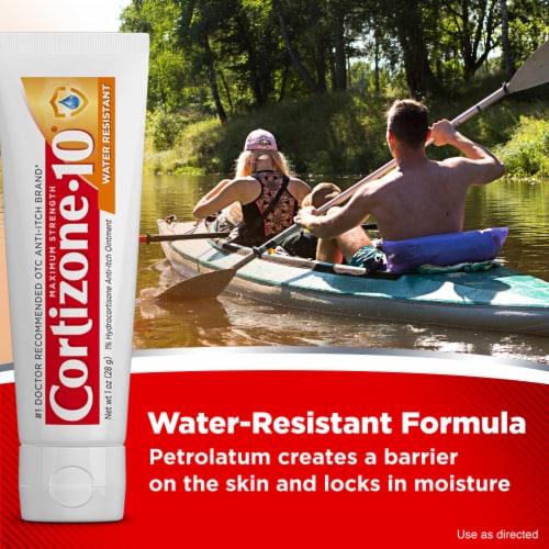 Cortizone 10 Maximum Strength Water Resistant Anti-Itch Ointment 1% Hydrocortisone Perspective: right