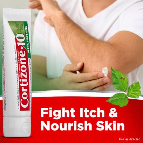 Cortizone 10 Maximum Strength Ultra Soothing Anti-Itch Cream 1% Hydrocortisone Perspective: right